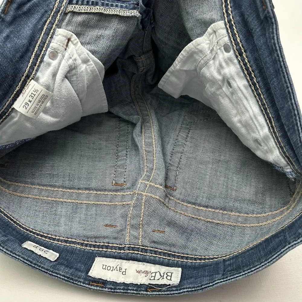 BKE Payton Bootcut  Stretch Jeans Women's 29 R 29x31.5 Blue Dark Wash Mid Rise